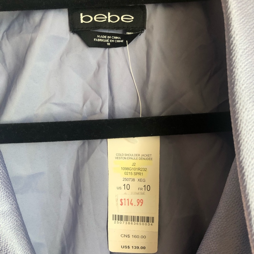 Bebe Cold Shoulder Jacket - Picture 6 of 6